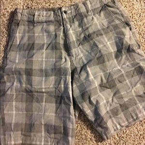 Plaid Billabong board shorts